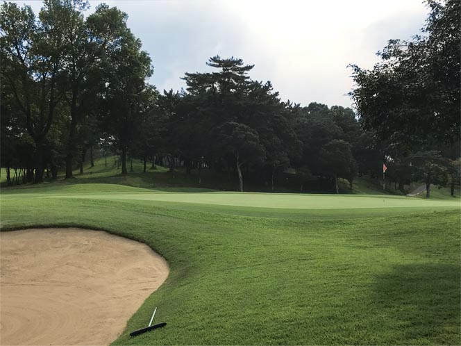 8番ホールグリーン